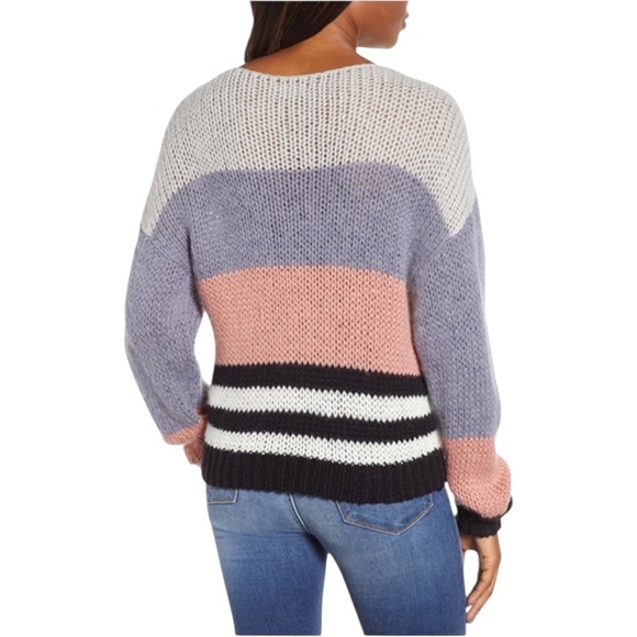 🆕 Lucky Brand colorblock sweater size medium - Picture 9 of 13